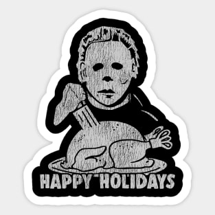 Michael Myers Turkey Vintage Sticker